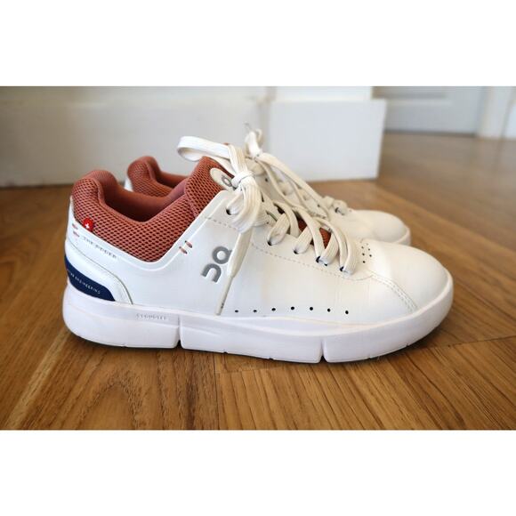 ON Cloud THE ROGER Advantage Speedboard Women’s Tennis Shoe White Spice Size 7 - Picture 1 of 10